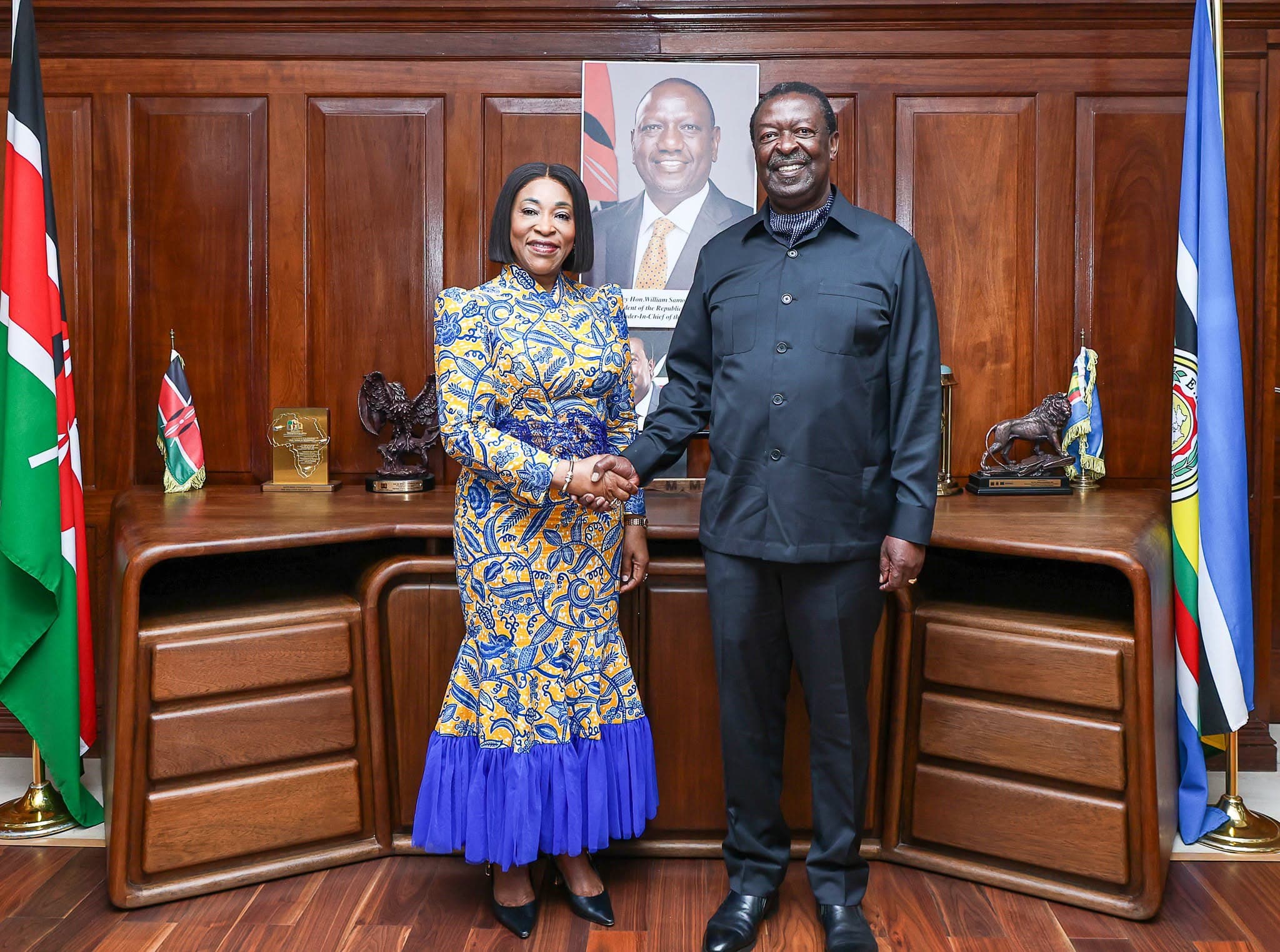 PCS Mudavadi Discusses Shared Priorities with Commonwealth SG