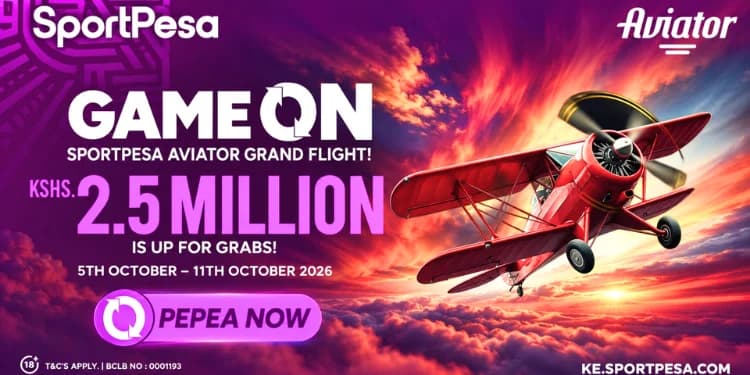 SportPesa Aviator Grand Flight Puts Ksh 2.5 Million Prize Pool on the Leaderboard