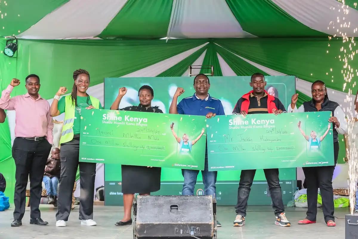 Safaricom Unveils Five More Weekly Winners In The Ongoing Shine Kenya Shinda Mamilii Kama Bingwa Campaign