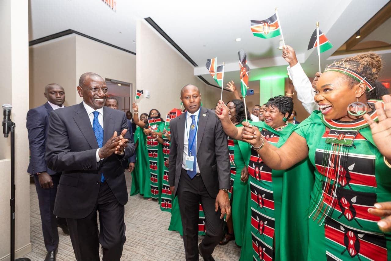 Ruto meets Kenyans living in US ahead of UNGA engagements