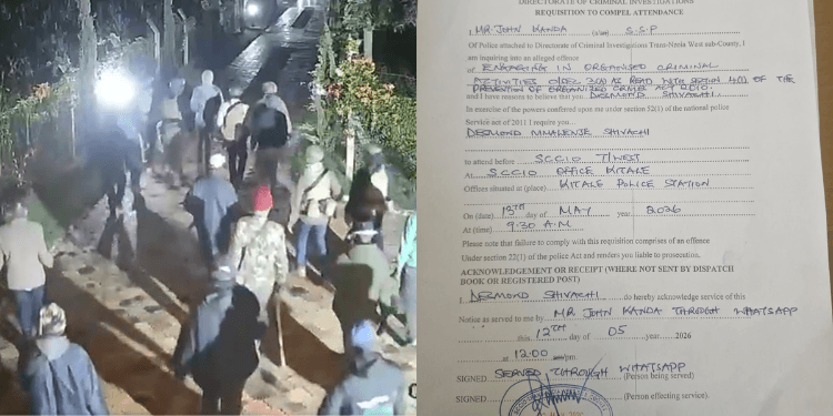 Video Shows Tactical Police Unit Raiding Desmond Shivachi’s Home as DCI Intensifies Probe