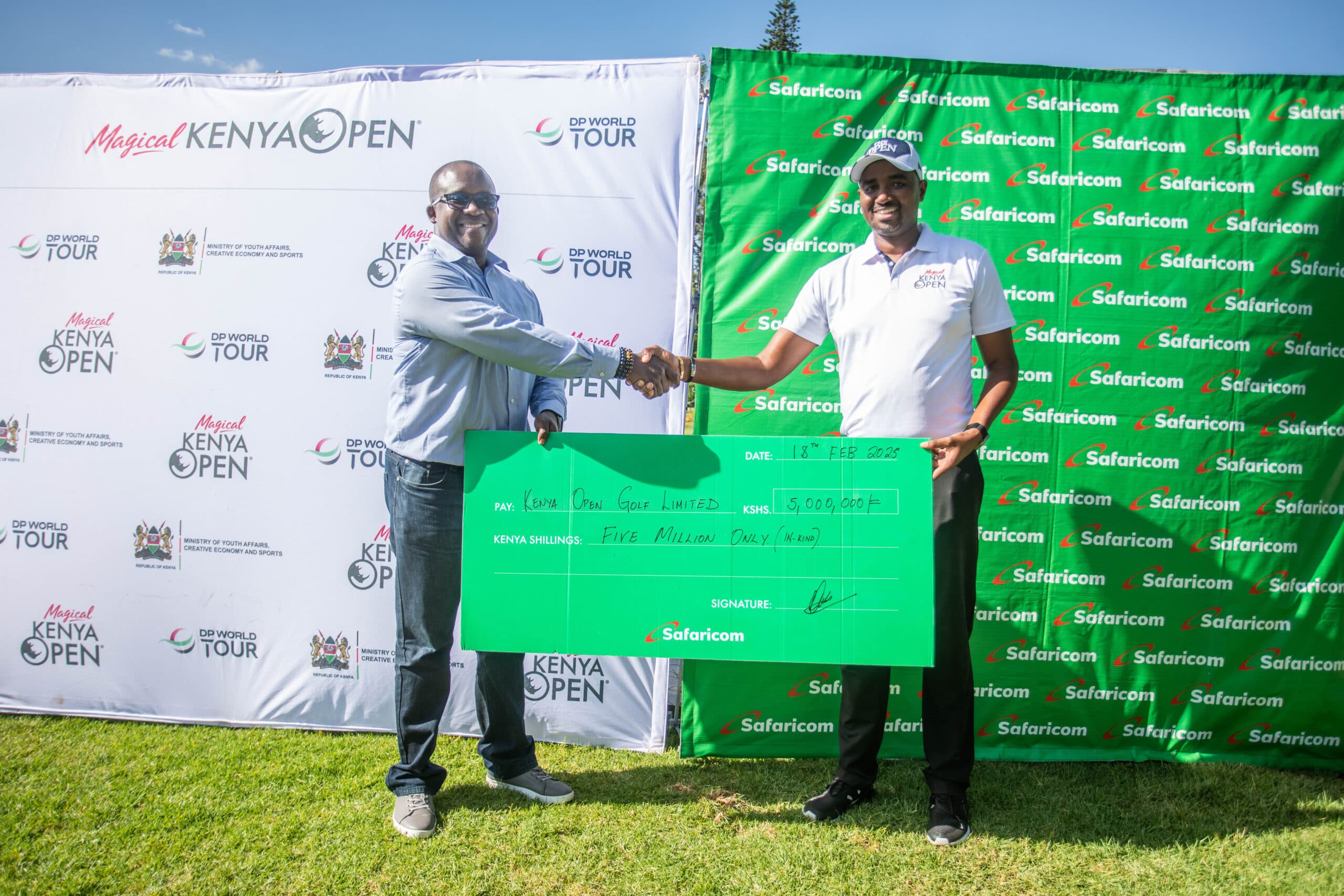 Magical Kenya Open 2025 receives Ksh. 5 million sponsorship from Safaricom
