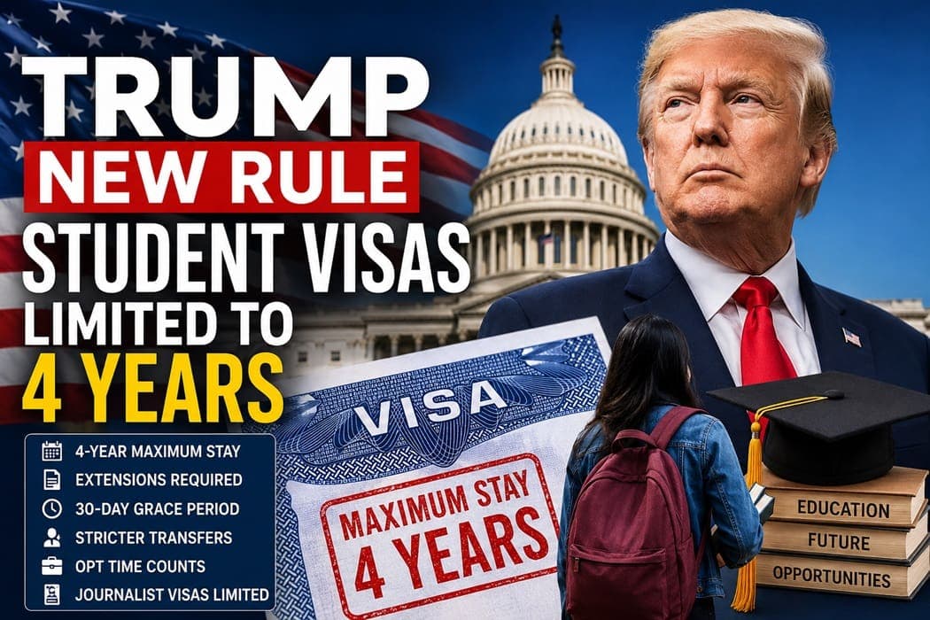 Sad: Trump’s Tough 4-Year Student Visa Rule Shocks Students