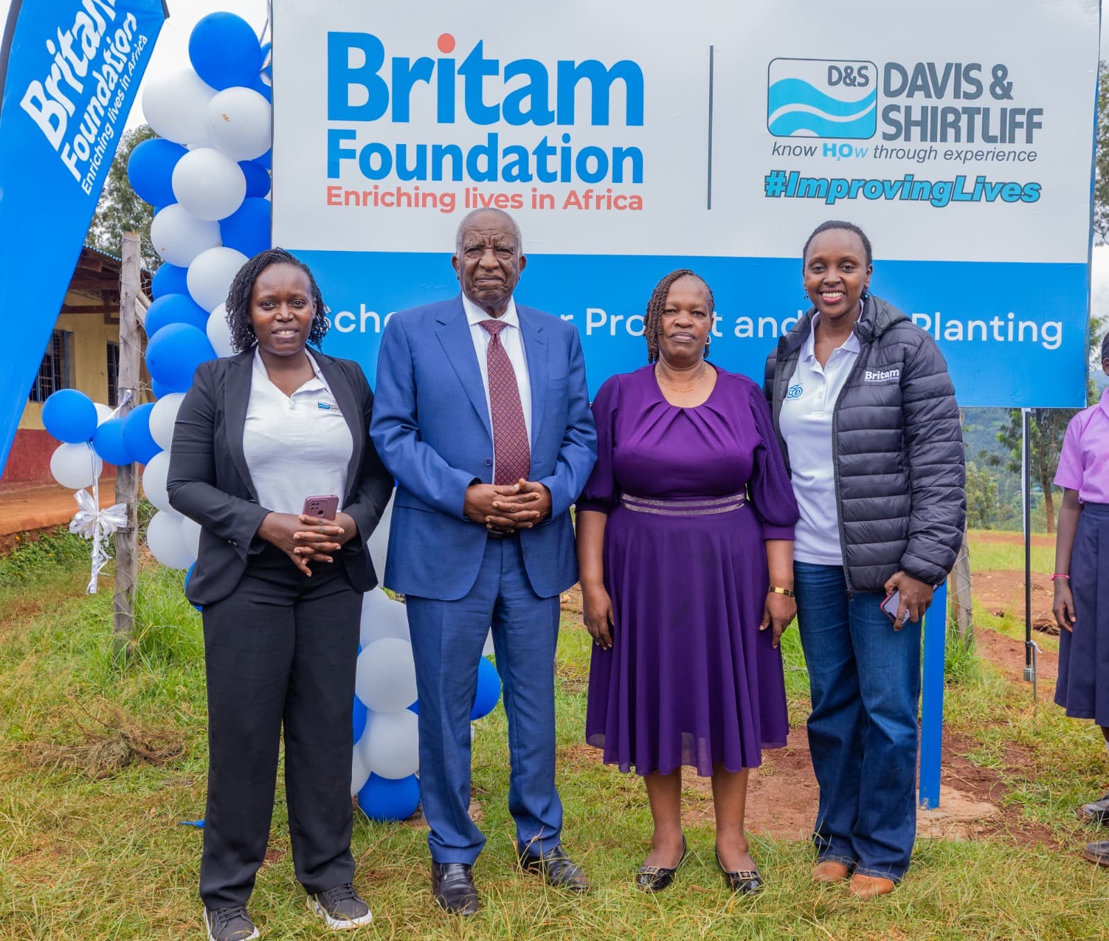 Britam Foundation, Davis & Shirtliff boost learning with solar water projects in Murang’a schools