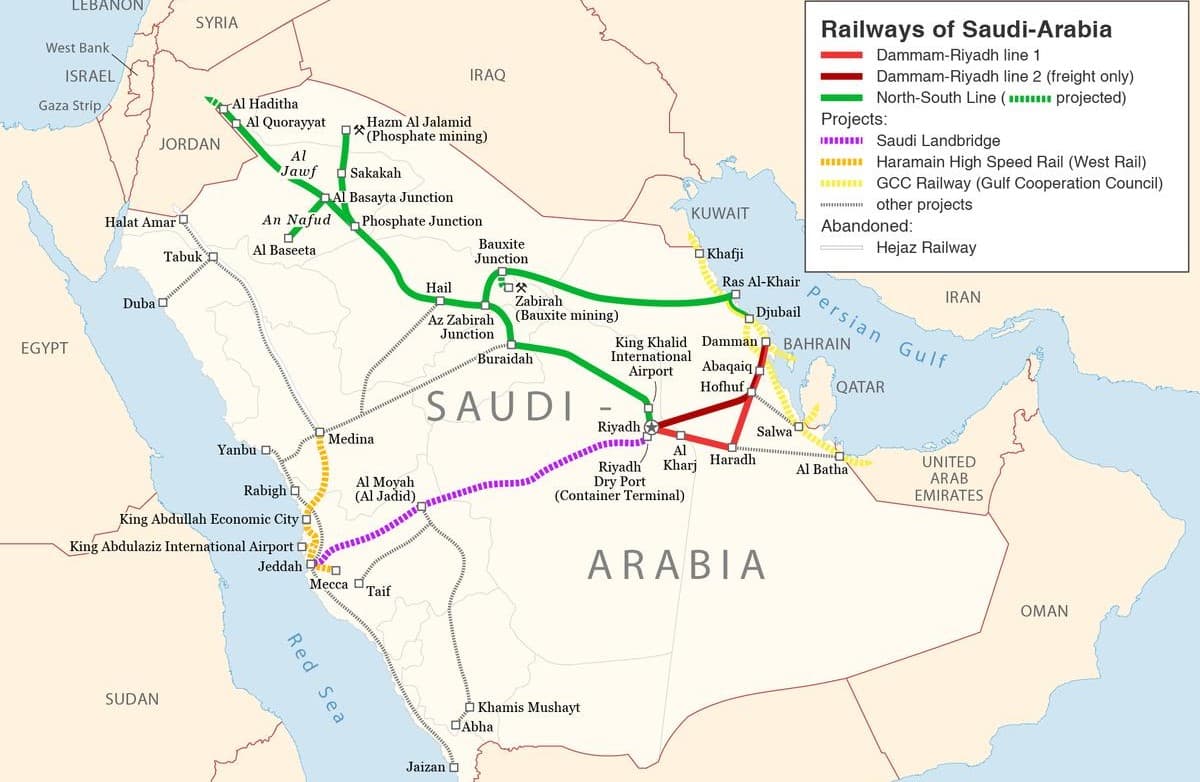 $26bn Saudi Landbridge Project Advances as Saudi State-Owned SAR Tenders Design and Build Contract