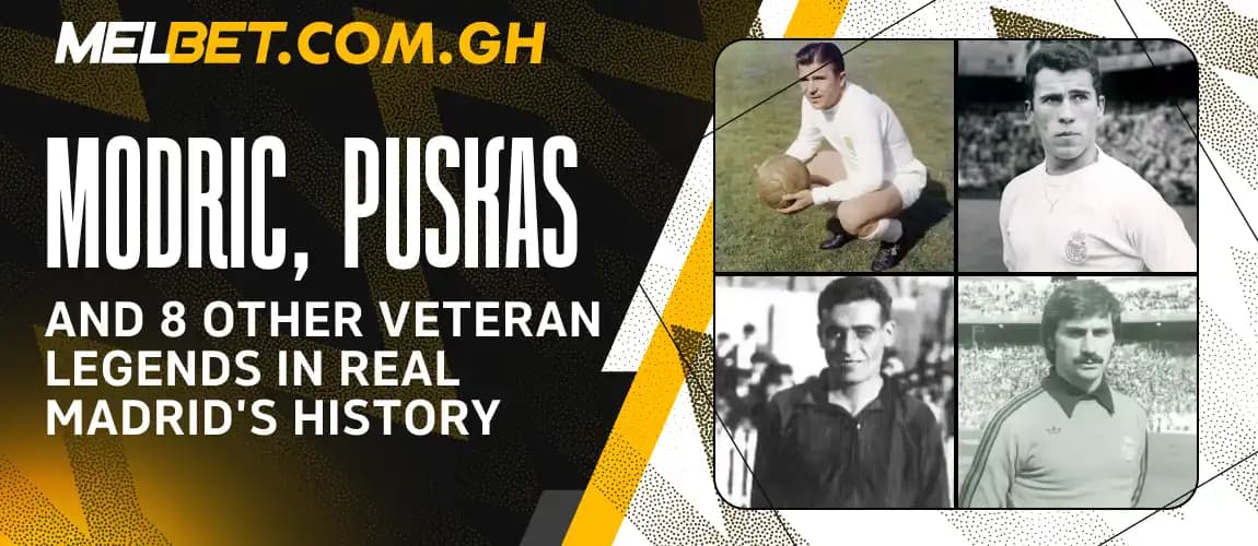 Modric, Puskas, and 8 Other Veteran Legends in Real Madrid’s History