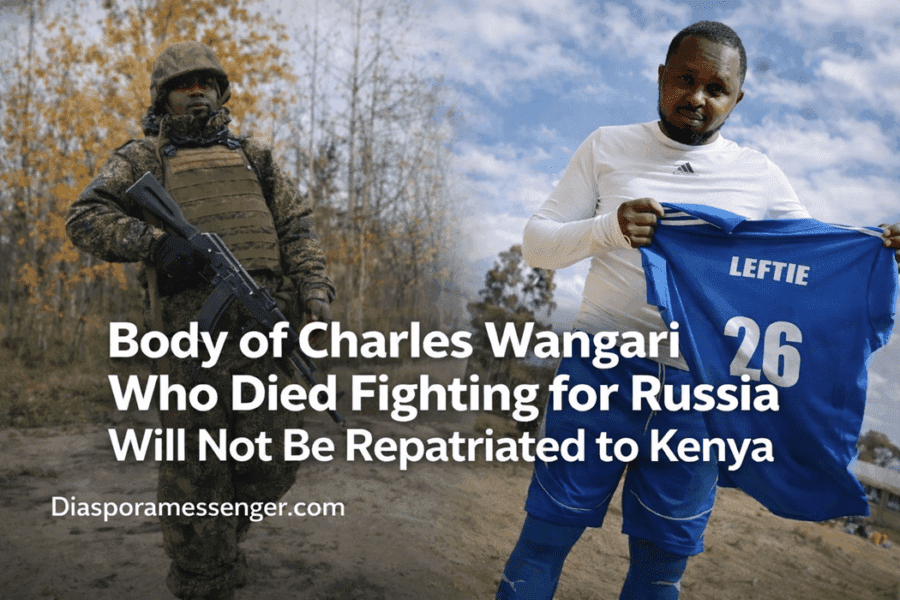 Tragic Story of Charles Wangari Who Died Fighting for Russia