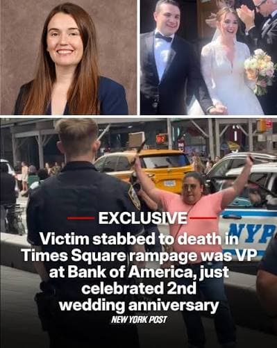 Erin Piacenti, Bank of America VP, Killed in Random Times Square Stabbing