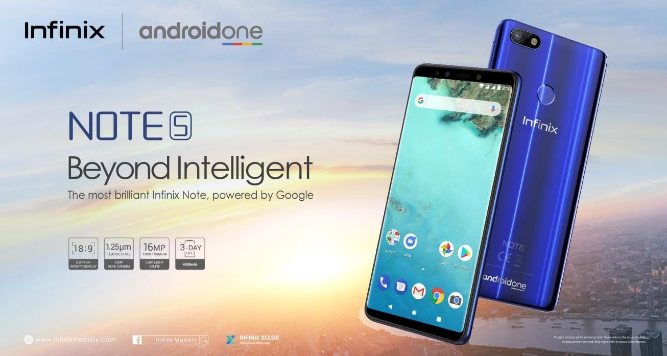 The Infinix Note 5 is Now Official, it’s Available in Kenya For Ksh 17,939