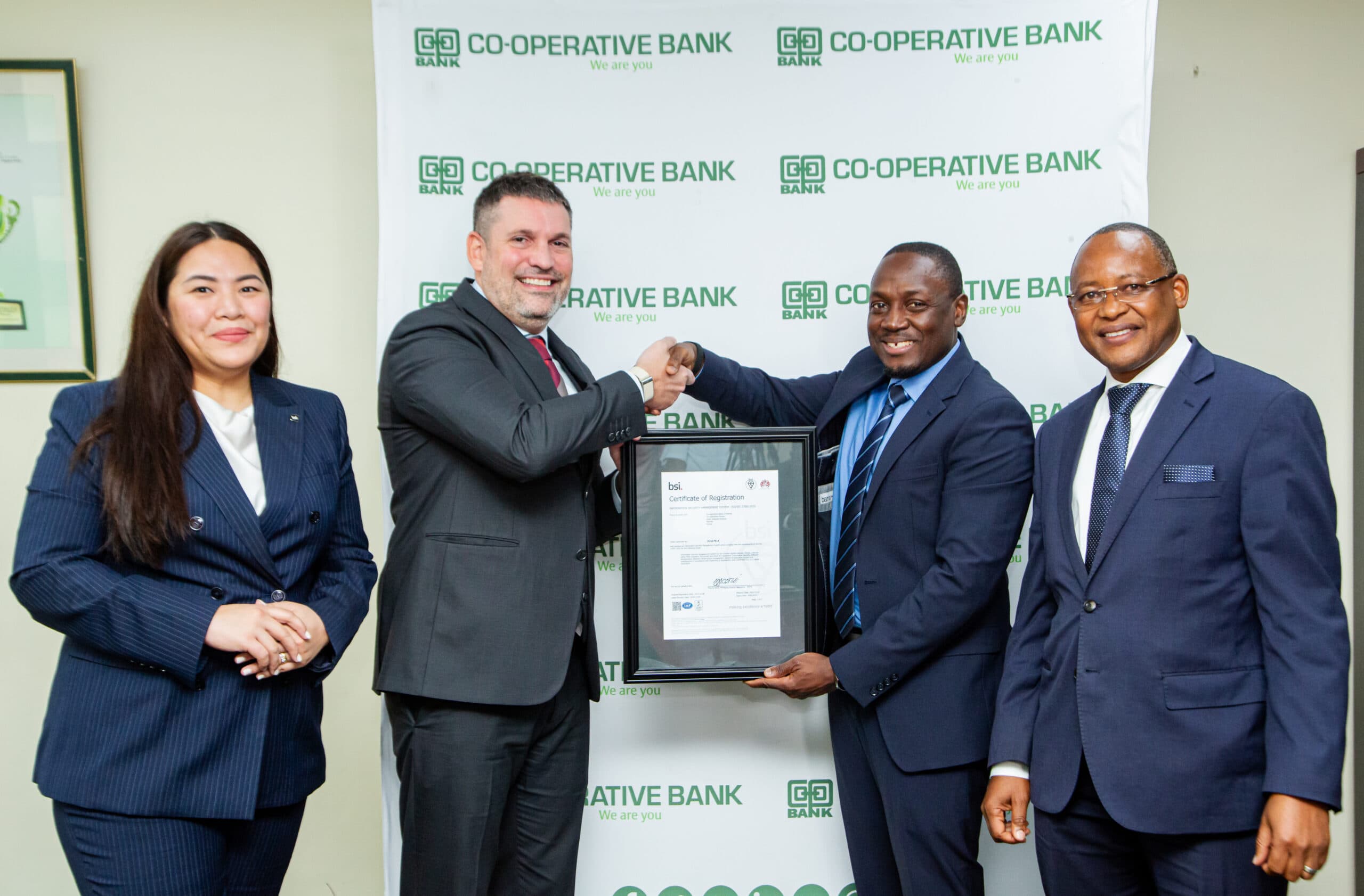 Co-operative Bank now has ISO/IEC 27001:2022 certification for information security management