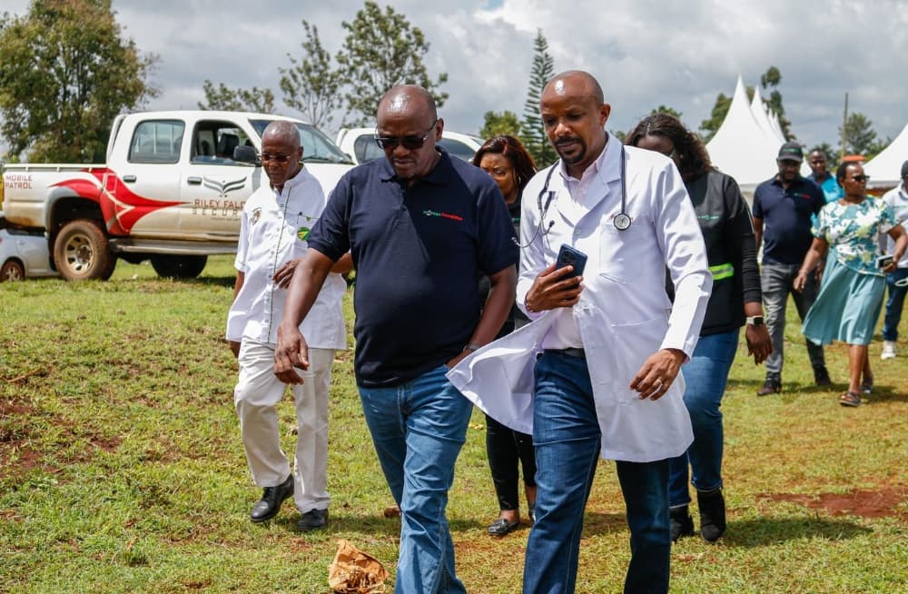 Sambaza Furaha campaign, M-Pesa Foundation hold medical camp in Tharaka- Nithi