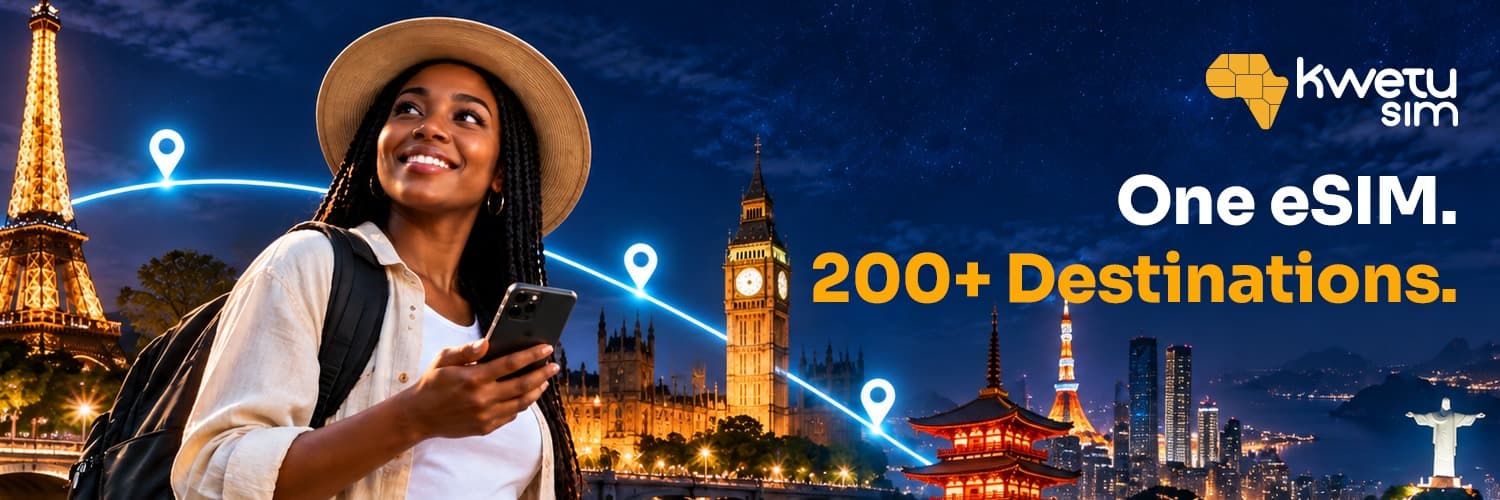 Travelling Across Borders? Kwetu eSIM Offers One Plan Across 200+ Destinations