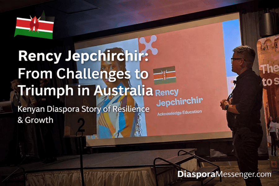 Kenyan Diaspora: Rency Jepchirchir’s Inspiring Story in Australia