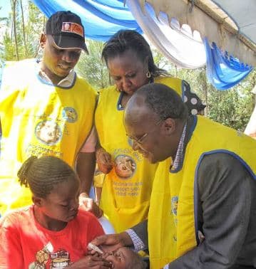Global polio cases fall sharply as rotary pushes for final eradication drive