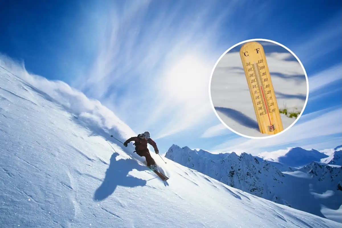 How skiers adapt to changes in snow temperature throughout the day