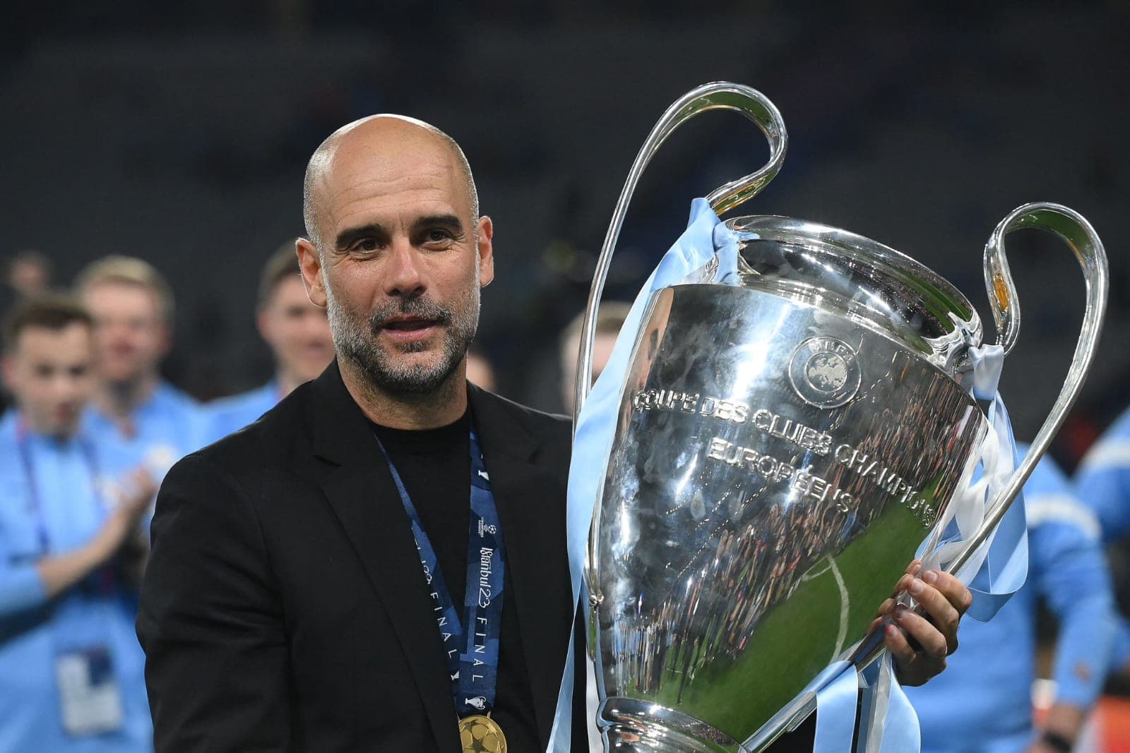Visa signs Man City Manager Pep Guardiola