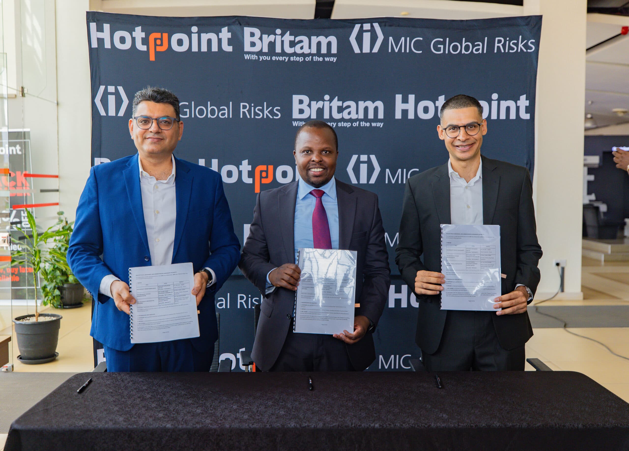 Britam, Hotpoint & MIC Global Risks launch free all-risk appliance insurance