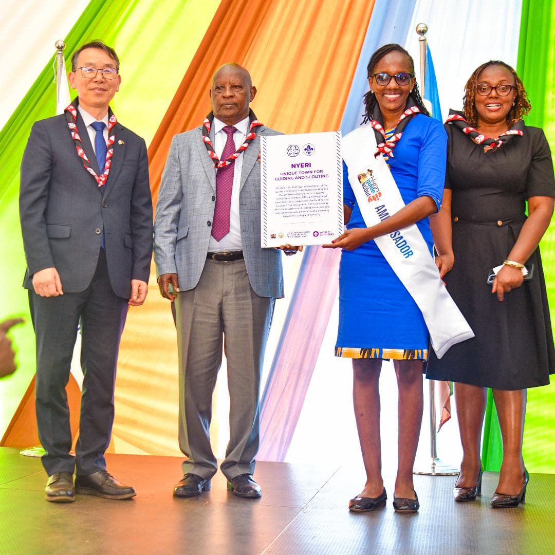 Nyeri activates Global Scout, Guide City Status, deepening Kenya–Korea engagement