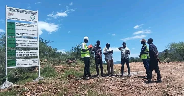 Kaikor-Napak road ready for use