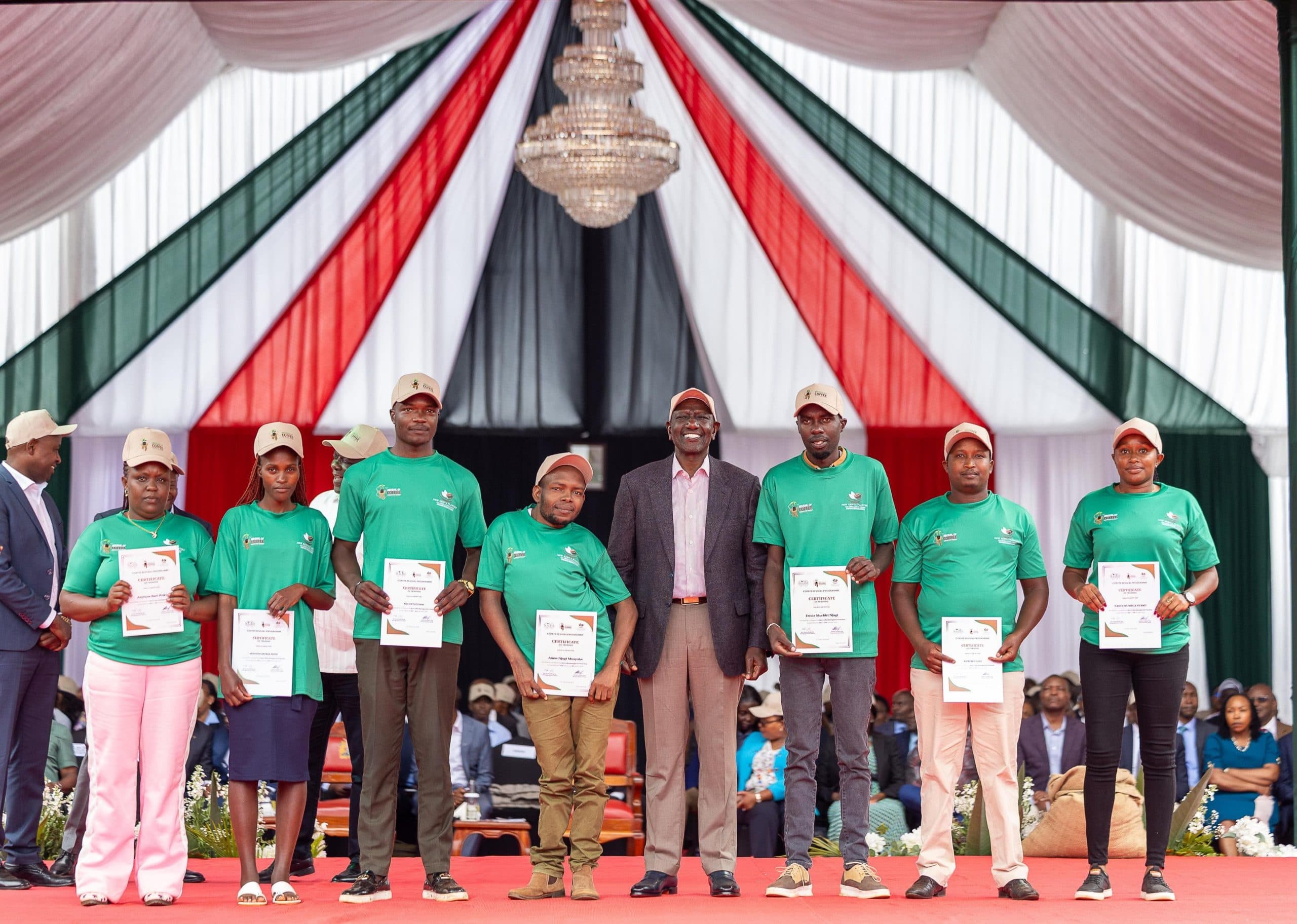 Ruto launches coffee revival programme to boost farmer earnings