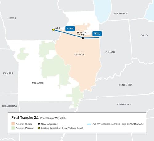 Consortium Selected for $1.66 Billion Midwest Transmission Projects Across Two 765-kV Lines
