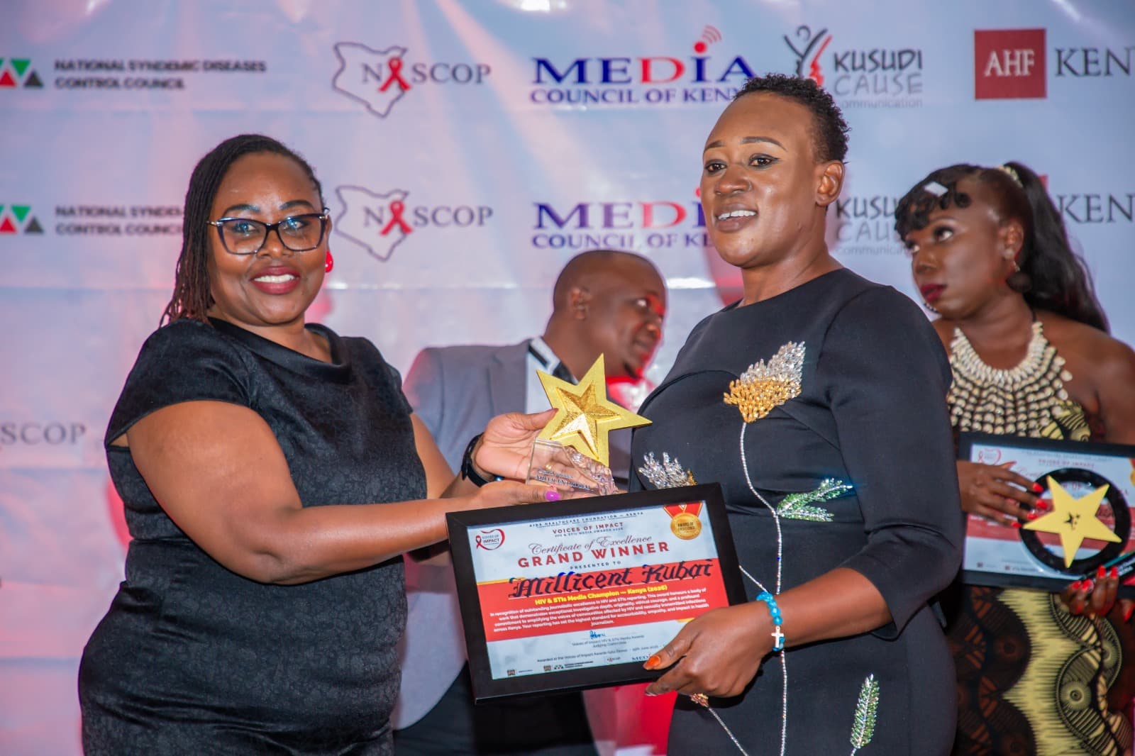 KBC’s Millicent Kubai wins top honour at HIV reporting awards