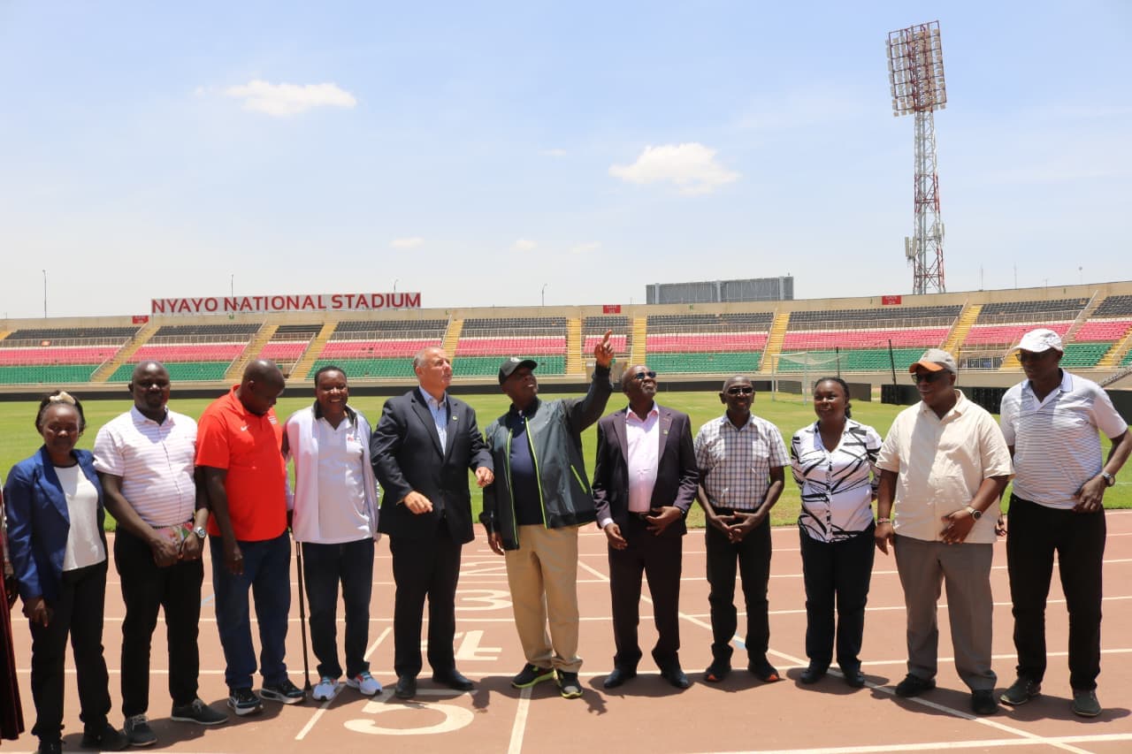 World Athletics Competition Management Director Pierce O’Callaghan visits Kenya