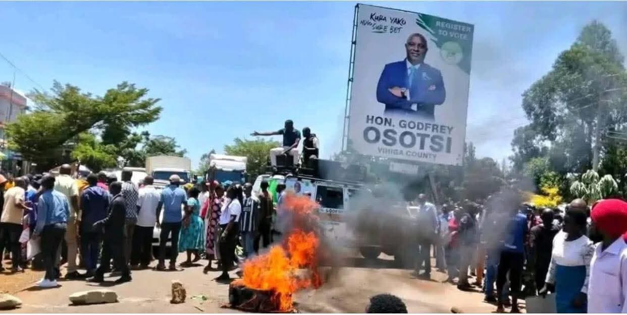 Vihiga residents stage demonstrations over senator’s attack
