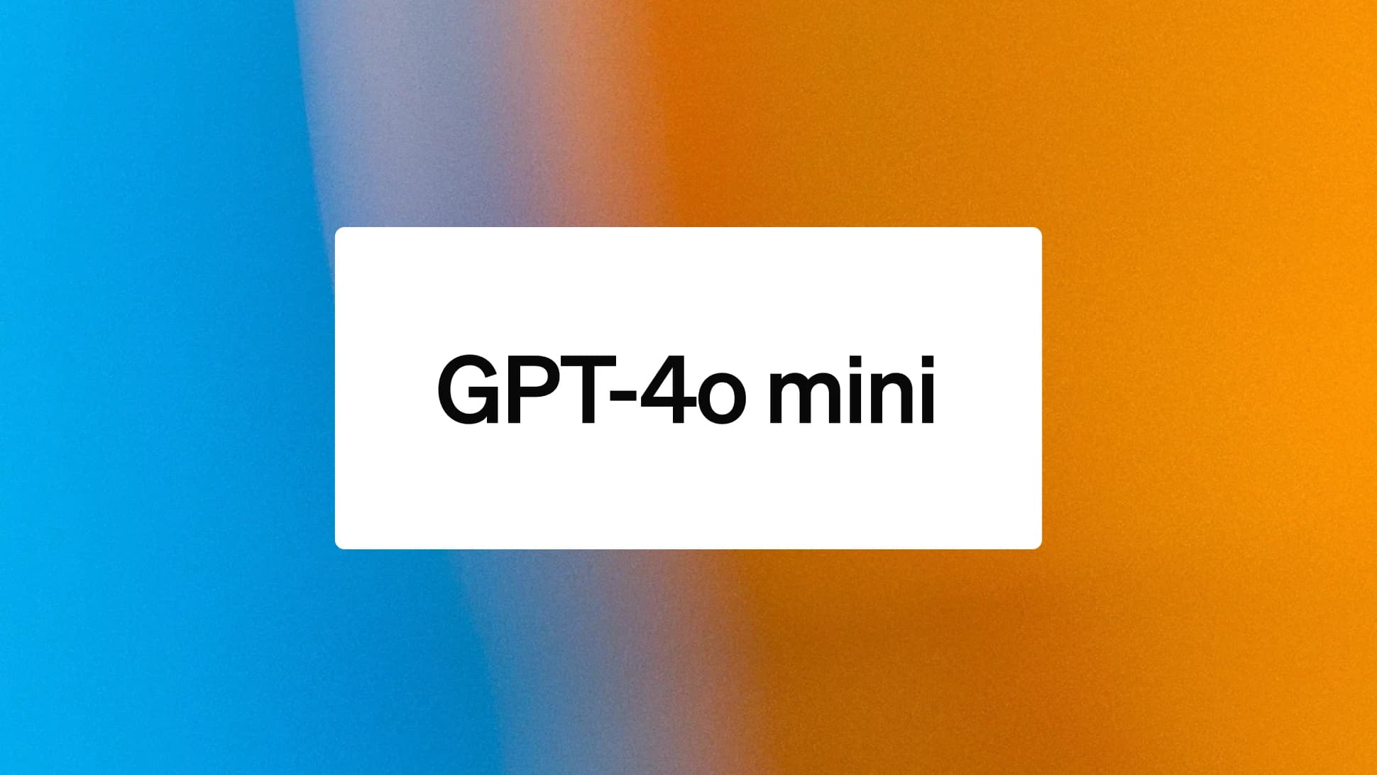 Open AI Unveils Its Cheaper Small AI Model, GPT-4o mini
