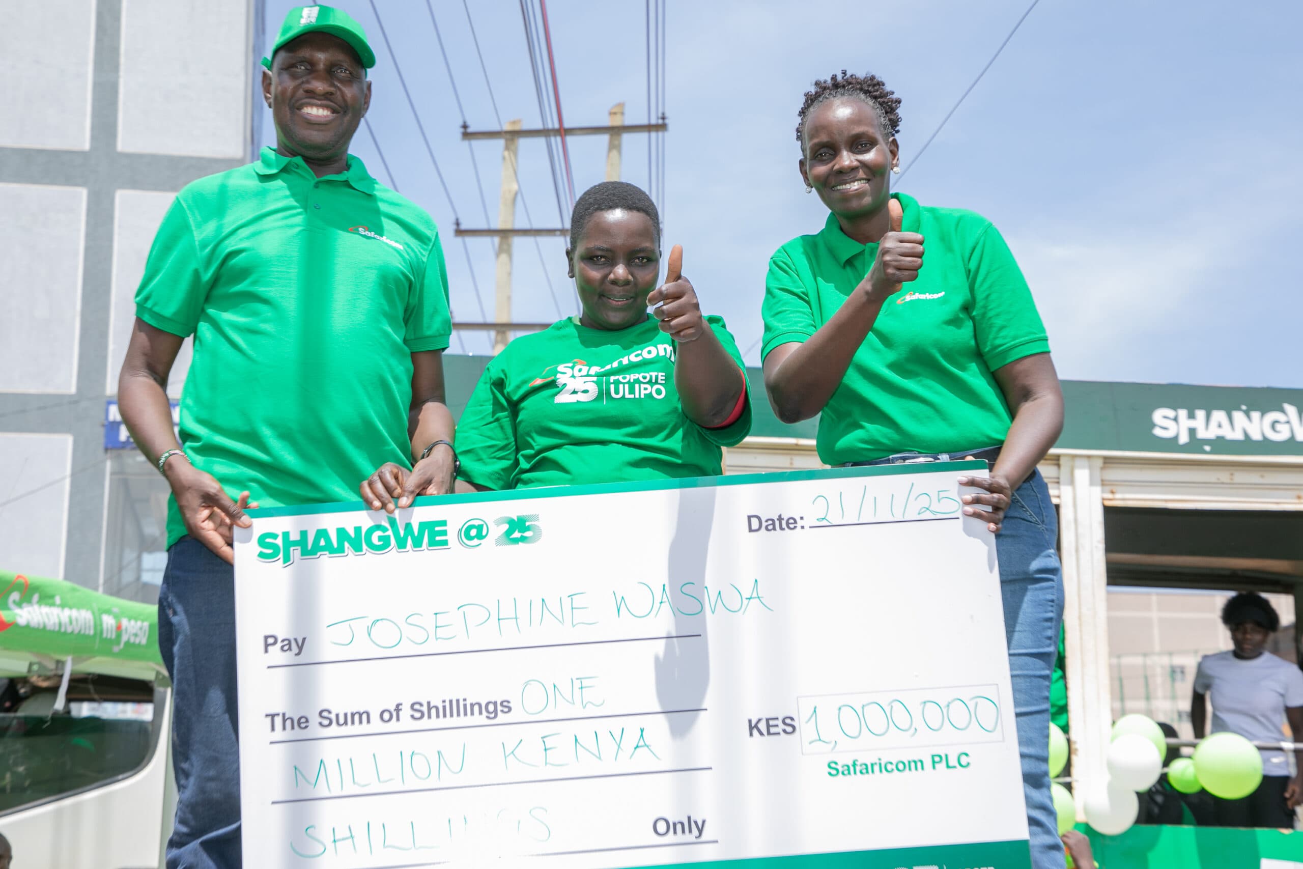 Safaricom Shangwe @25 promotion awards four new millionaires