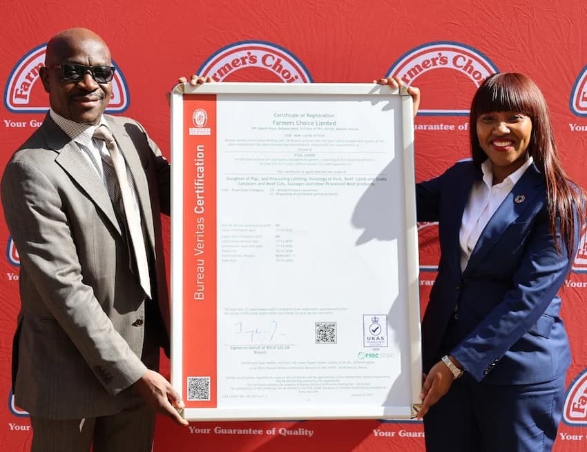Farmer’s Choice Achieves Global Food Safety Certification