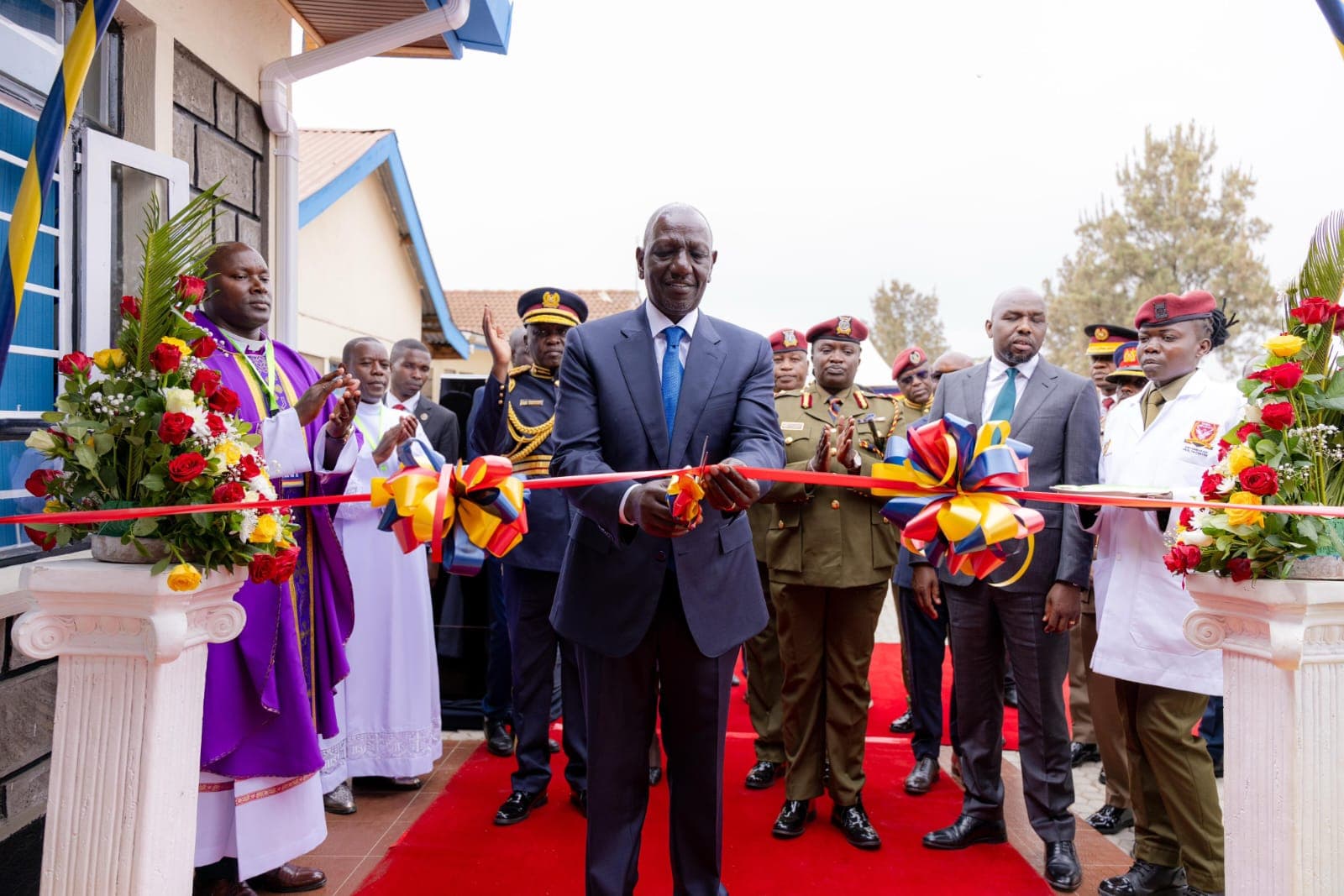 President Ruto opens new healthcare facility for GSU officers