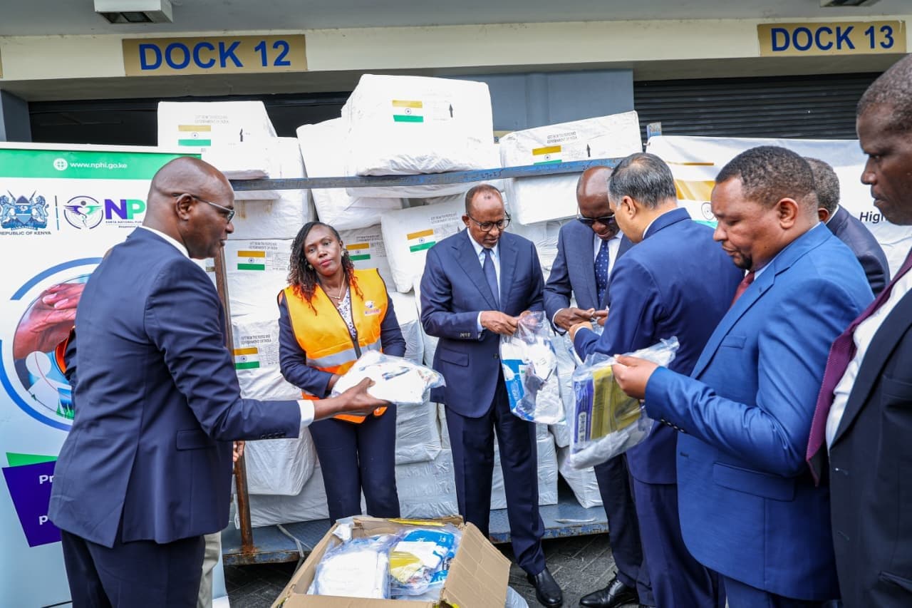 Kenya receives humanitarian aid from India to enhance Ebola readiness