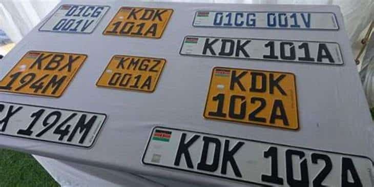 How Kenya Changed from Number Plates That Showed Where a Vehicle Was Registered