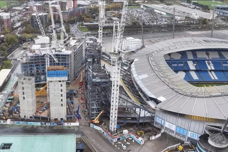 Etihad Stadium reaches milestone in £300M North Stand expansion