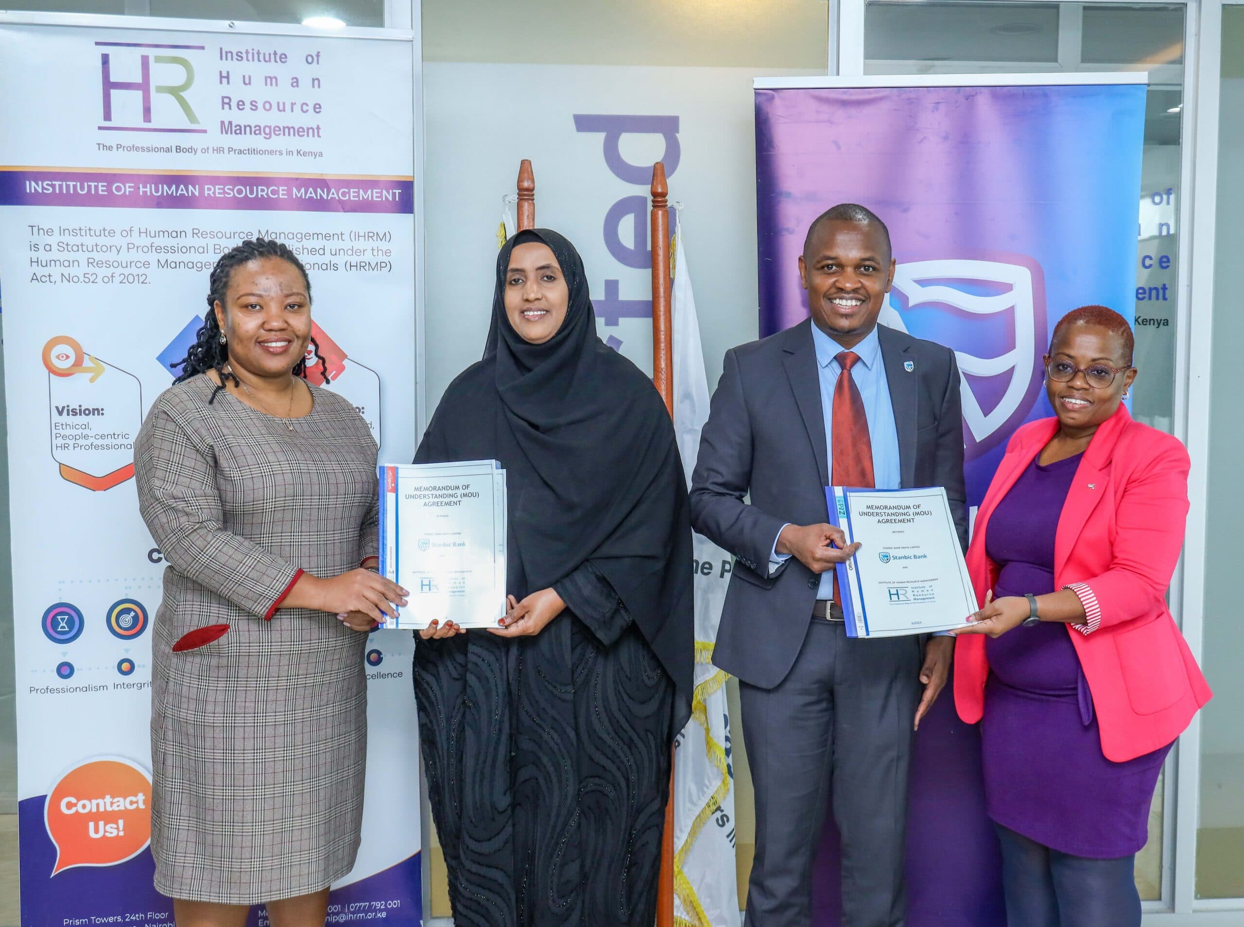 IHRM Kenya partners with Stanbic Bank to empower employees in Kenya