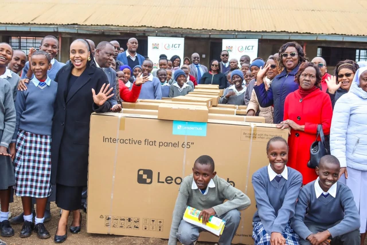 178 junior schools in Nyeri receive smart boards under digital literacy programme
