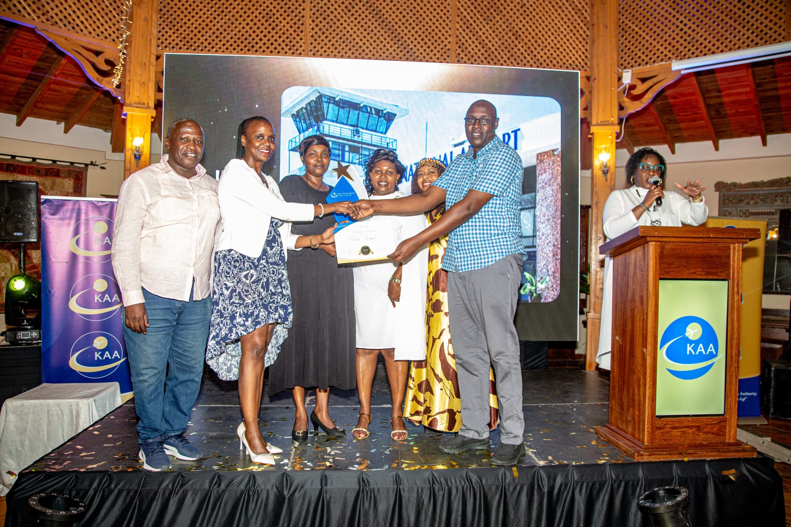 Malindi Airport wins overall award at the KAA Airport service quality awards