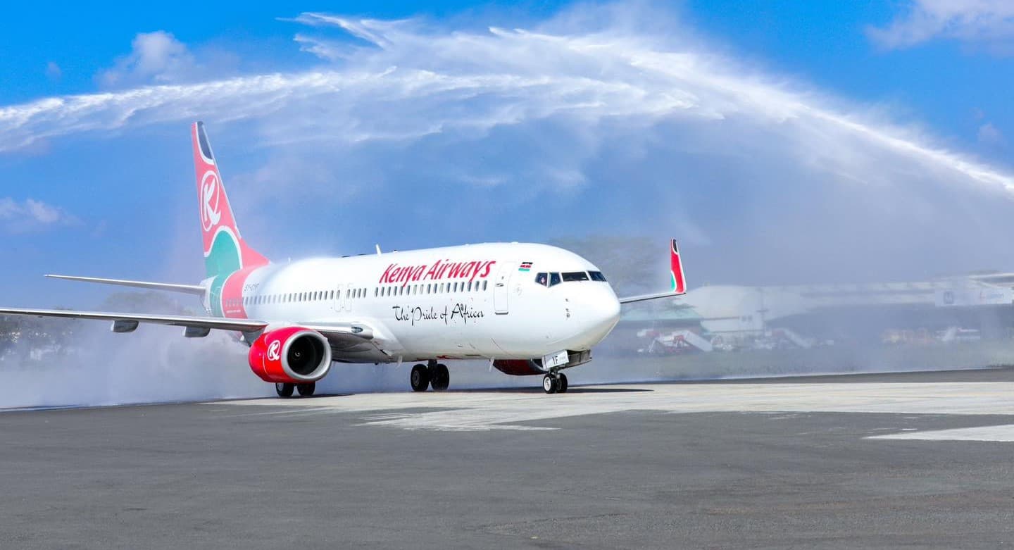 Inside Kenya Airways newly leased Boeing 737-800 plane