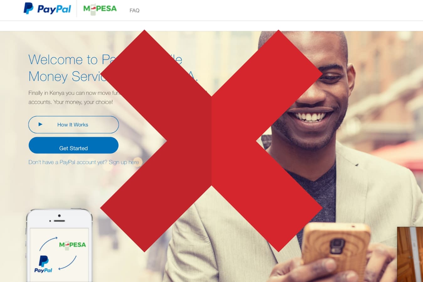 PayPal M-PESA Web Link To Be Permanently Shut Down on August 16