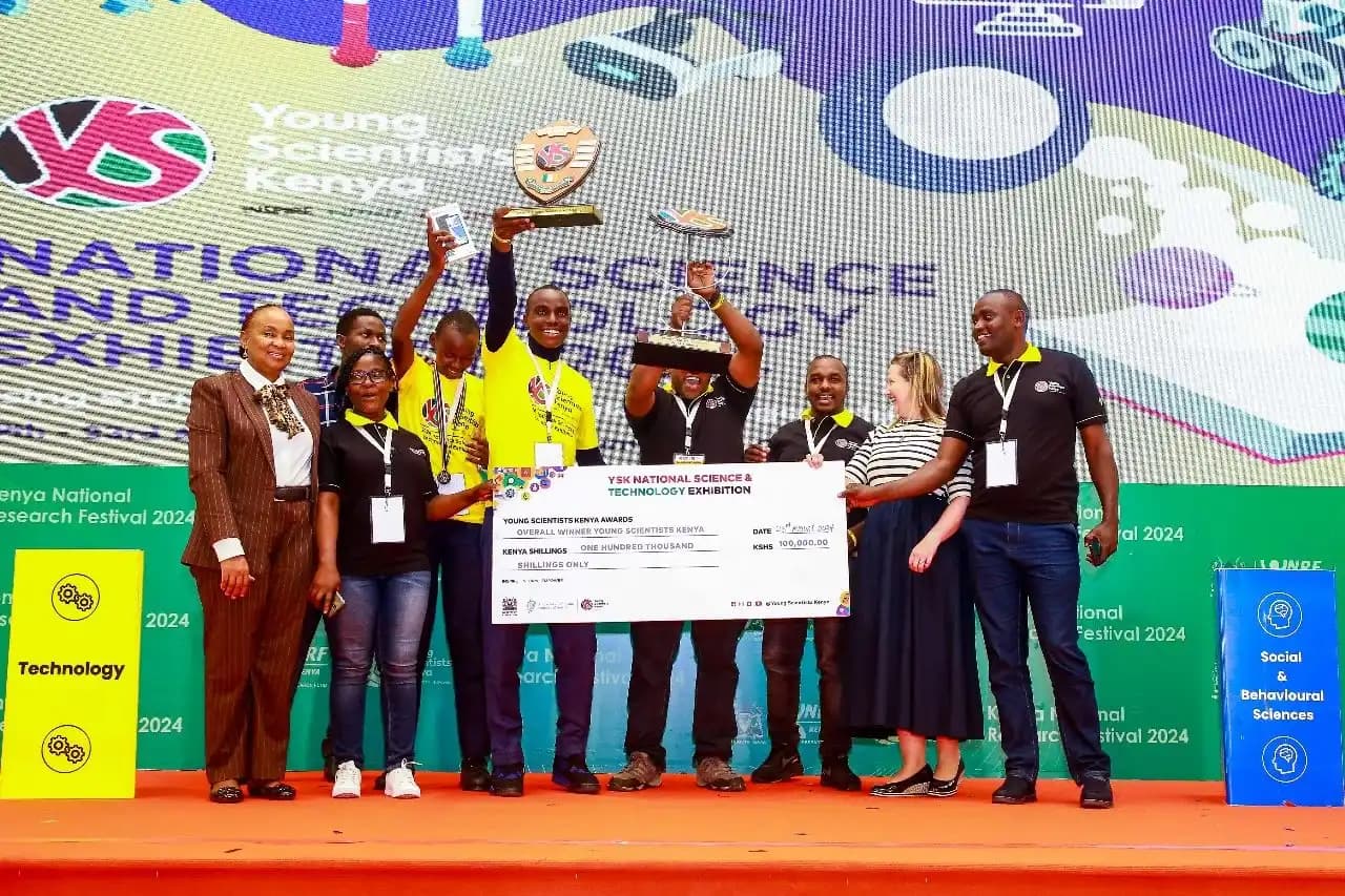Nyamira County Students Shine at Young Scientists Kenya (@YSTKenya) 2024 Awards