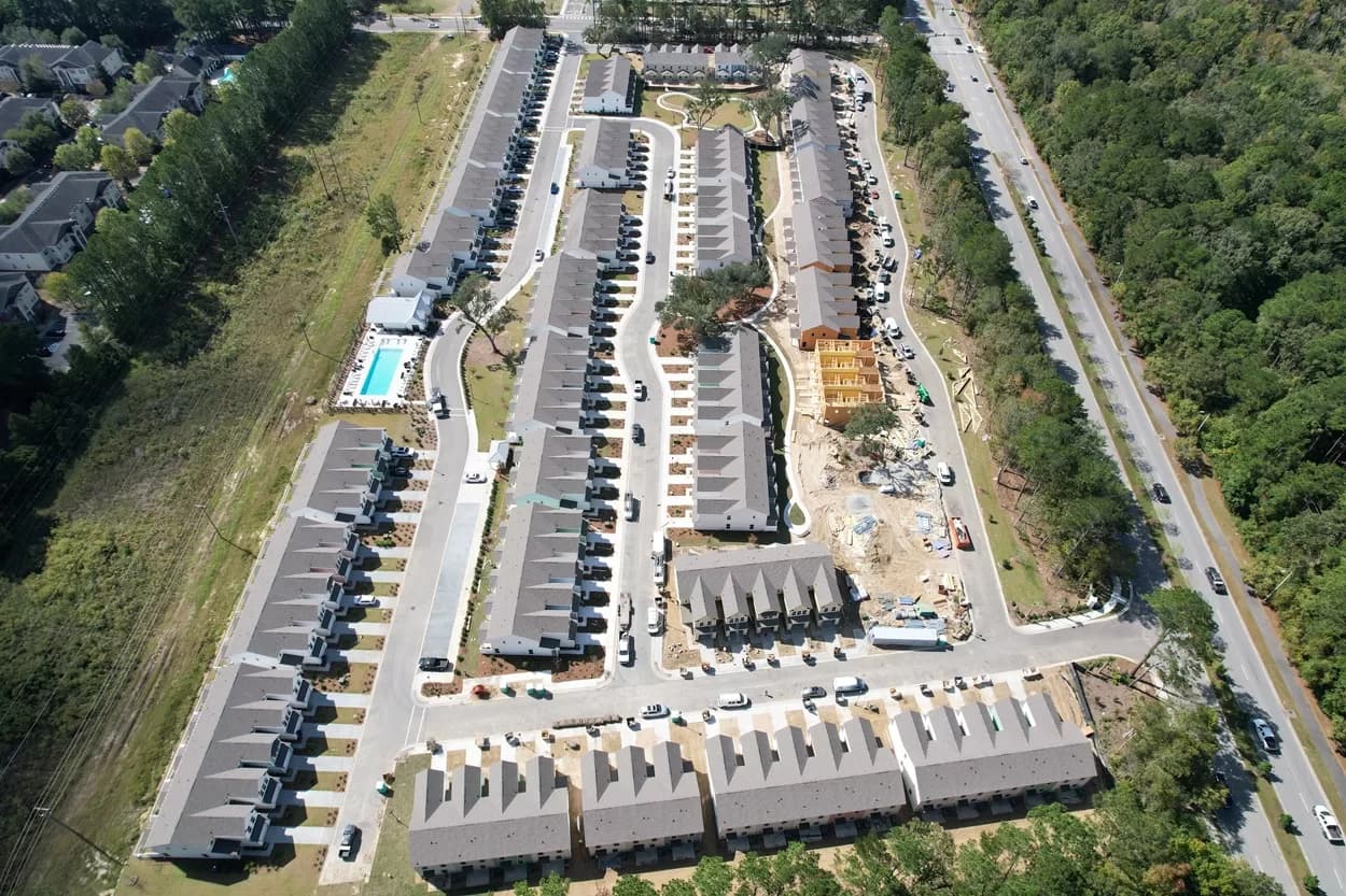 Bellerose at Bees Ferry Nears Completion, Delivering 155 Luxury Rental Townhomes in Charleston