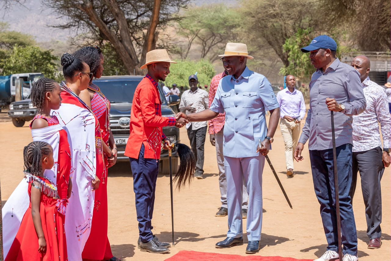 Ruto attends PS Lenasalon thanksgiving in Samburu