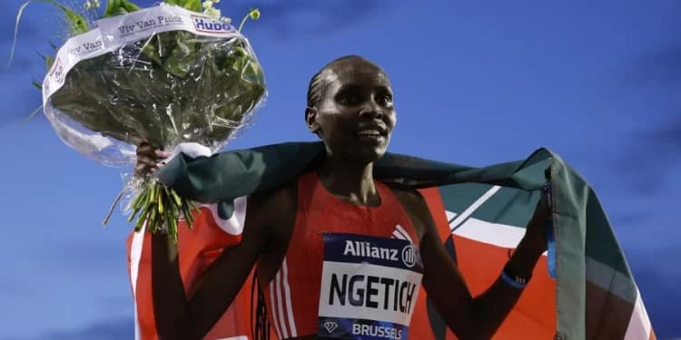 Agnes Ngetich Sets History with New Women-Only Half Marathon World Record