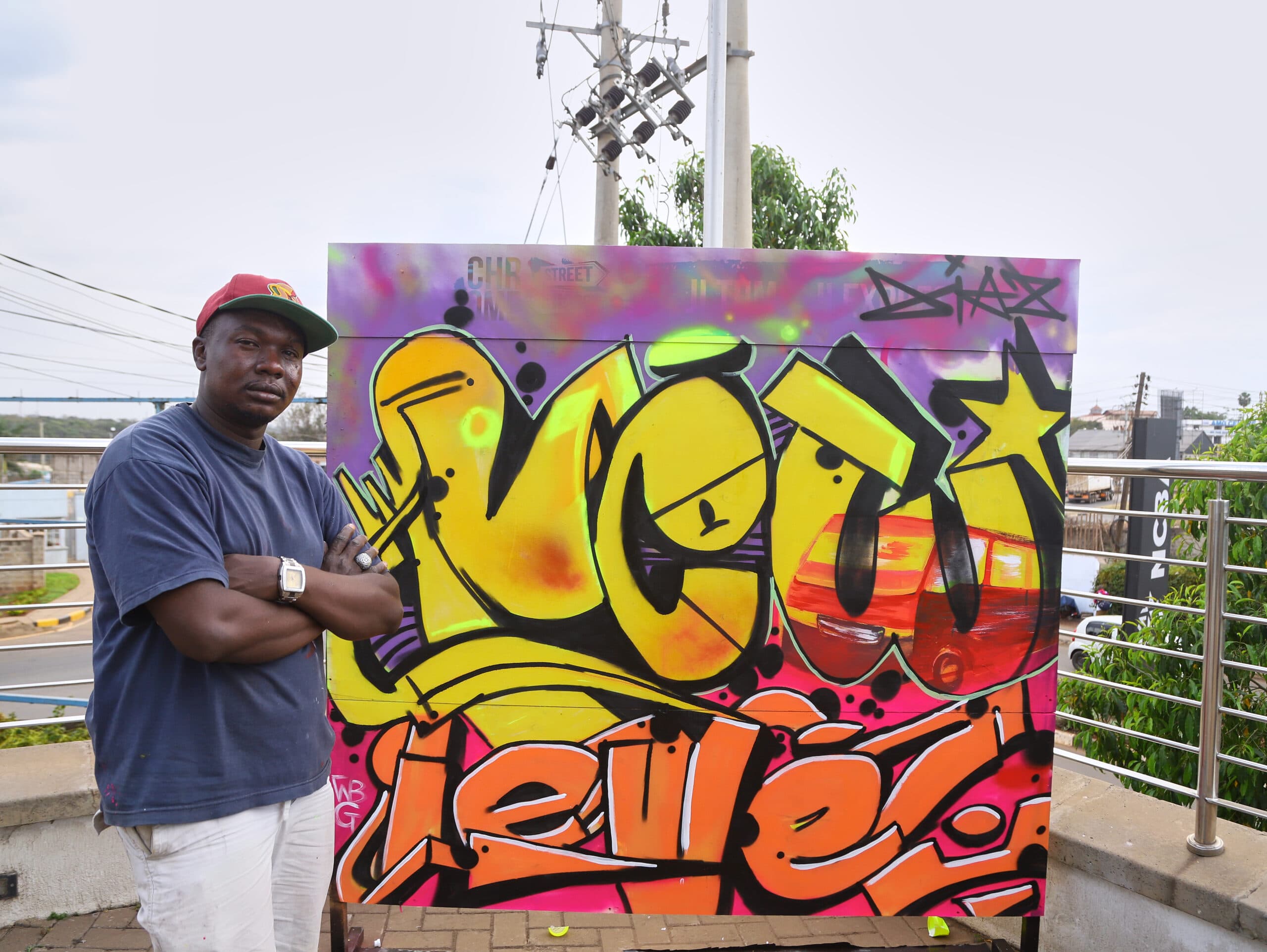 Rigo Diaz is the winner of this year’s Chrome graffiti competition