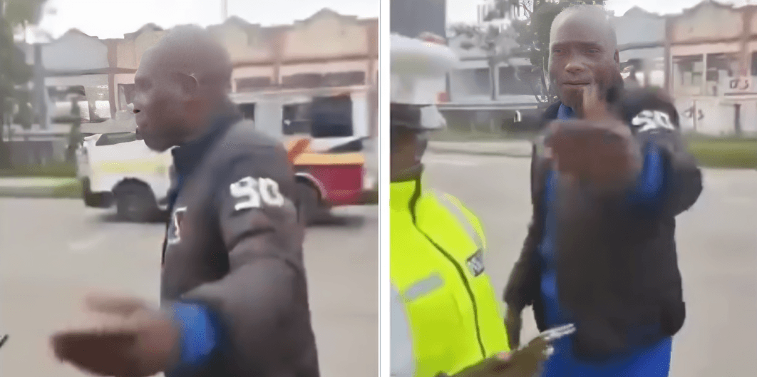 Drama as Two Police Officers Clash at Traffic Stop Over Insurance Check