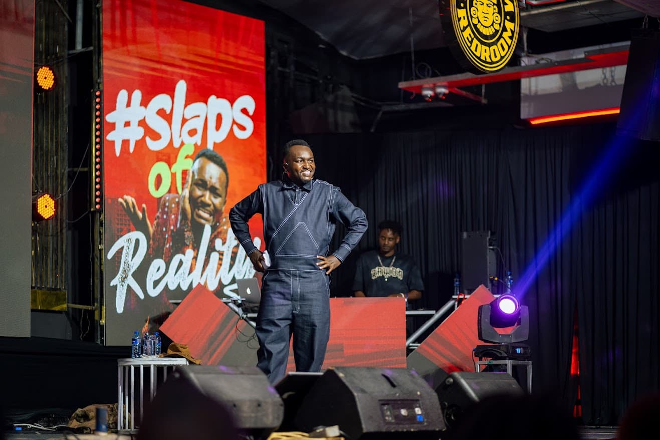 Austin Muigai delivers “Slaps of Reality” comedy show to roaring crowds