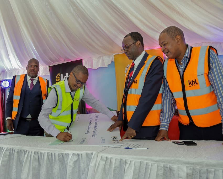 KBL Signs Ksh54 Million Partnership to Enhance Water Conservation