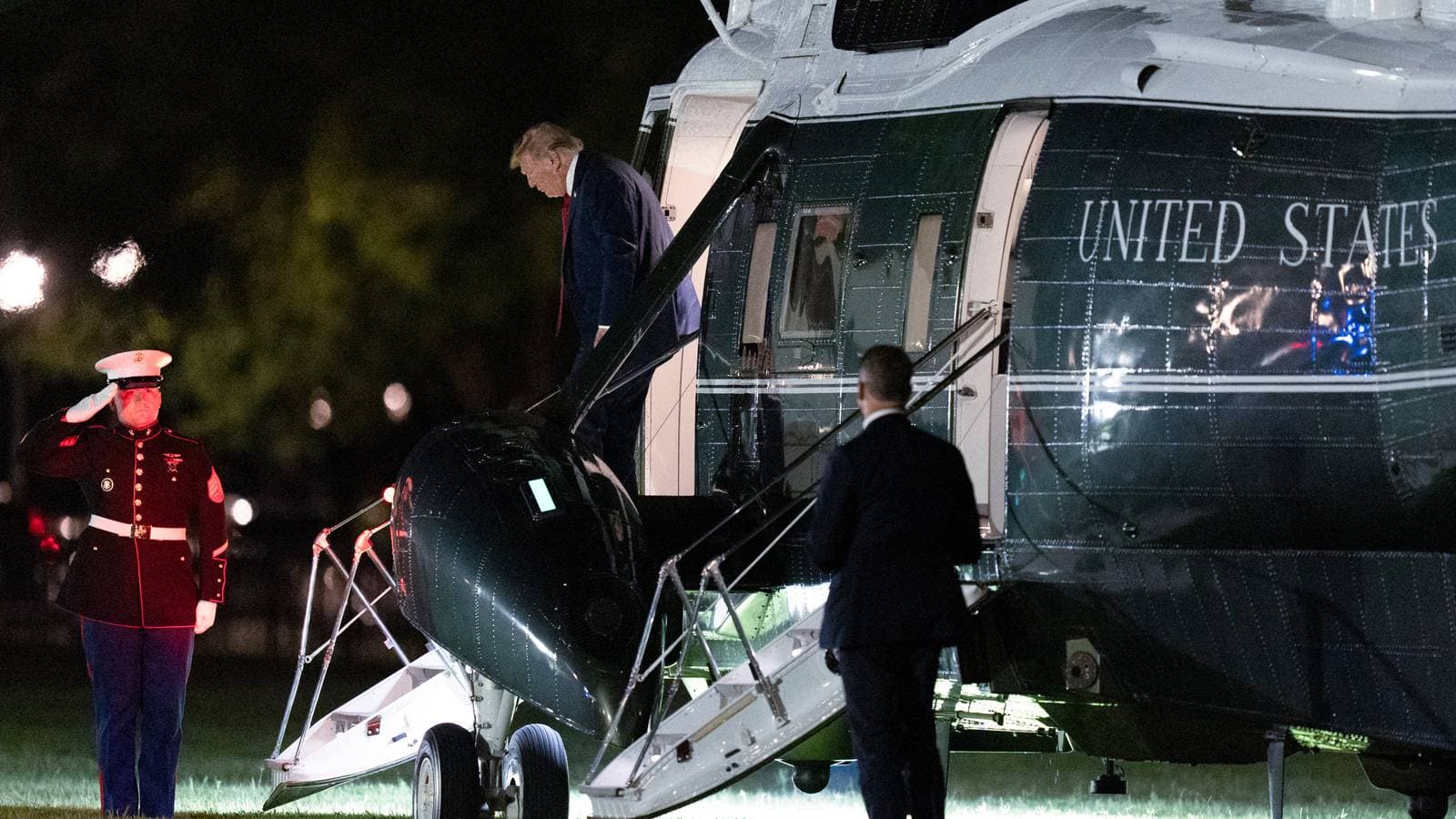 Trump cuts short weekend, returns to White House