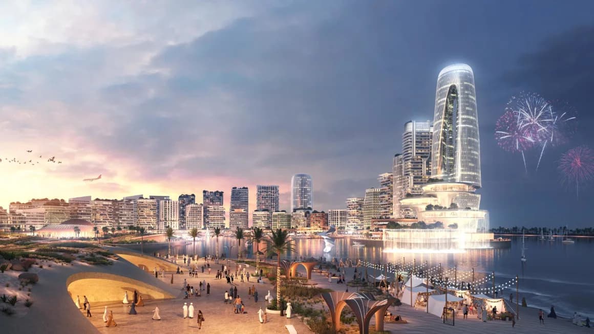 $1.3B Al Khuwair Muscat Downtown and Waterfront Project Progresses with Marine Works Underway